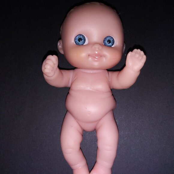 Berenguer Mini Lil Cutesies Newborn Blue Eyed Chubby Doll 5 Inch - Picture 2 of 5